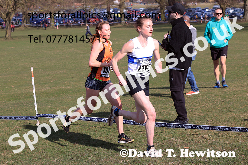 Senior womens 2025 UK CAU Inter Counties Cross Country Champs., Wollaton Park, Nottingham. Photo: David T. Hewitson/Sports for All Pics